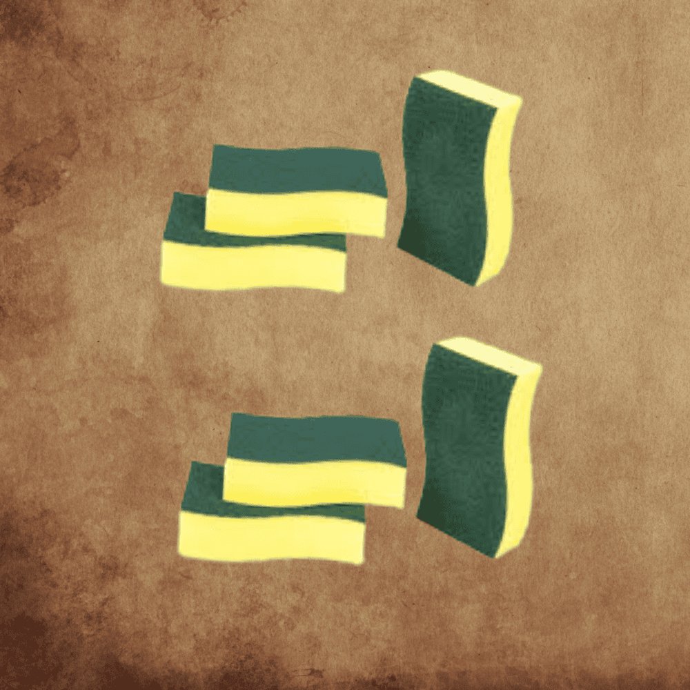 Platinum USA Scrub Cleaning Sponge (6 PK) - Platinum USA Inc.