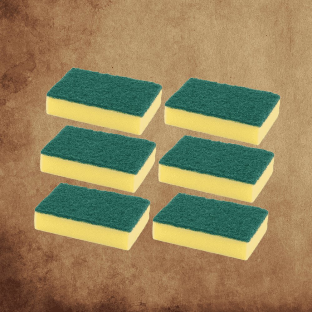 Platinum USA Scrub Cleaning Sponge (6 PK) - Platinum USA Inc.
