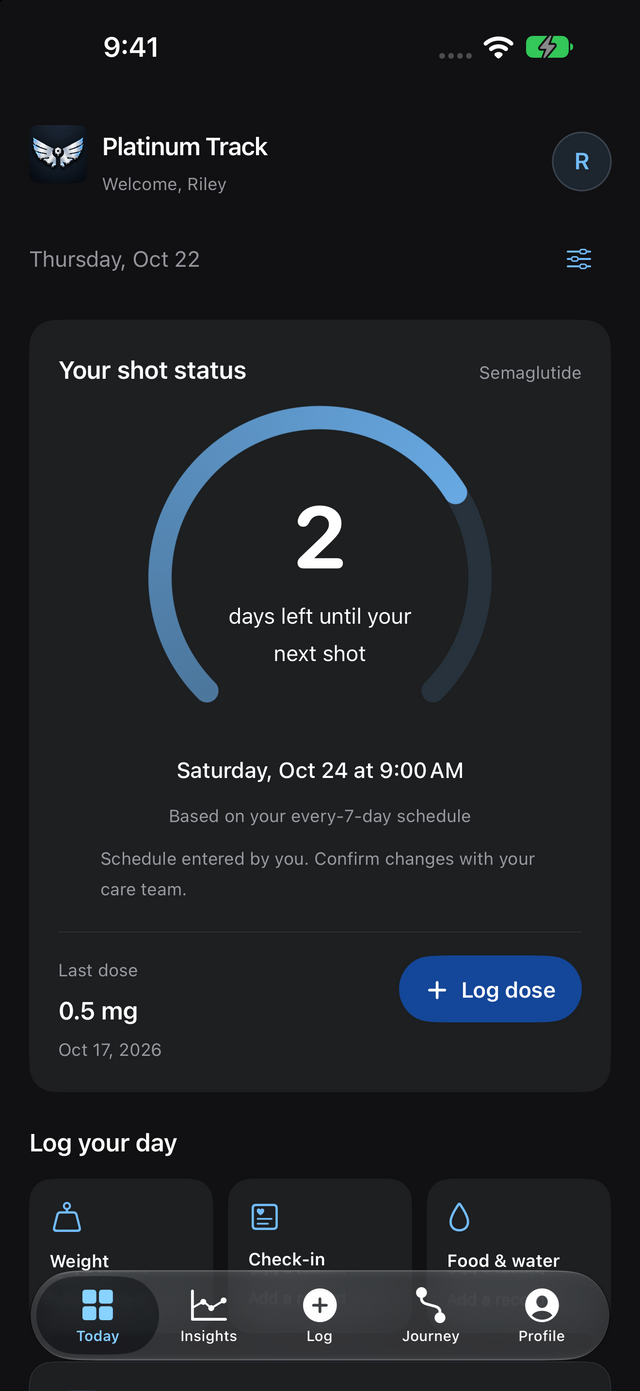 Fictional app screen for the selected video